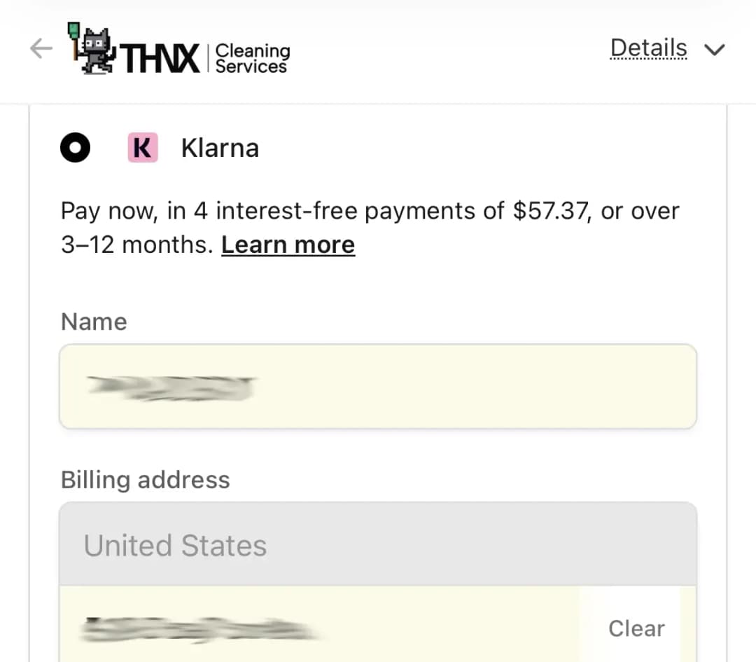 Select Your Financing Provider